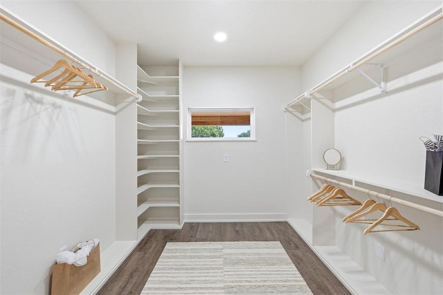 Huge Primary Closet