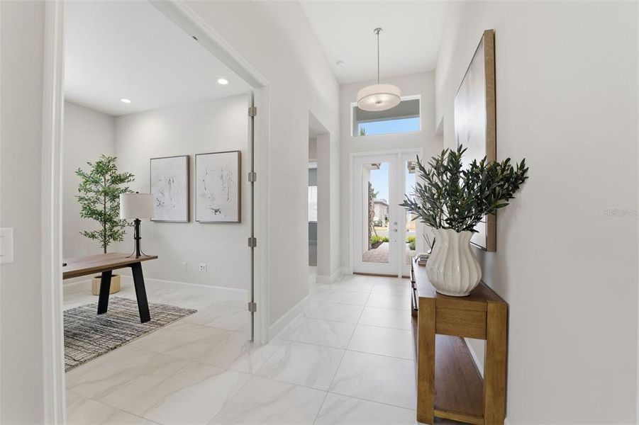 Furnished interior view inside a new home in Valencia Ridge, Wesley Chapel (Image 6).