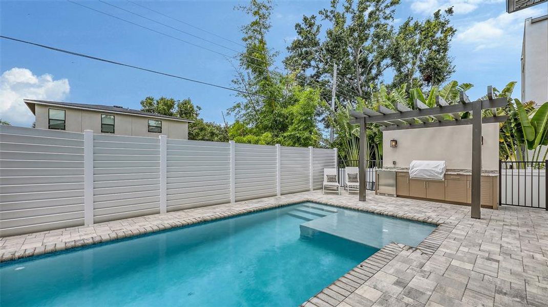 Front exterior of a new home in , Sarasota, FL, highlighting curb appeal (Image 20). Front exterior of a new home in , Sarasota, FL, highlighting curb appeal (Image 20).