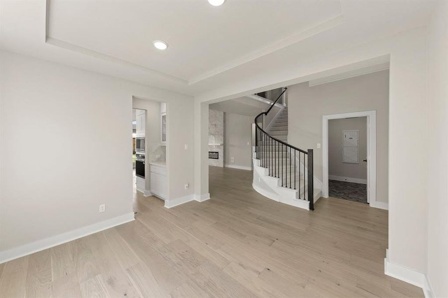 Spacious, unfurnished interior of a new home in Solterra, Mesquite (Image 18).