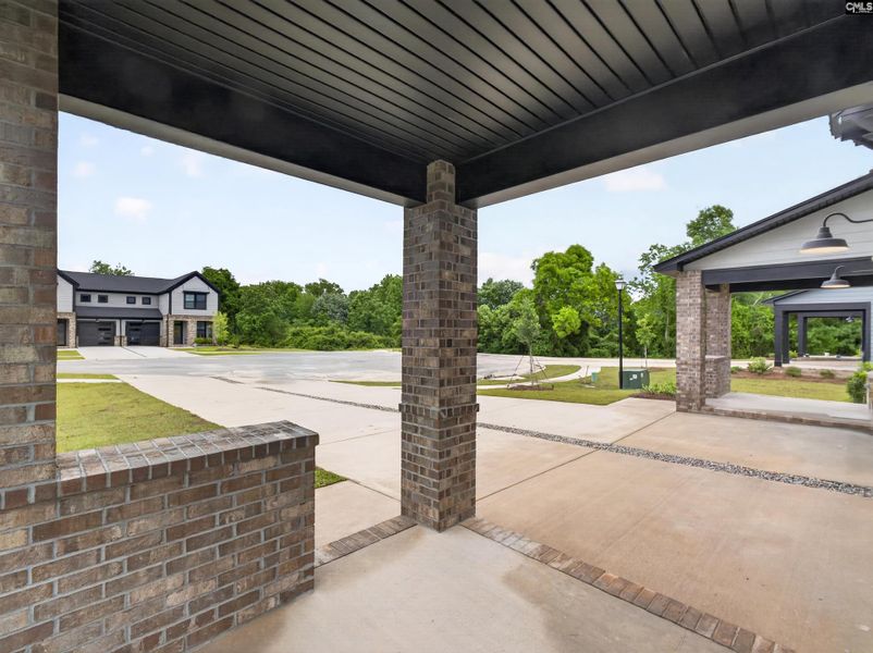 Exterior details and patio area of a home in Dunbar Village, Cayce (Image 4).
