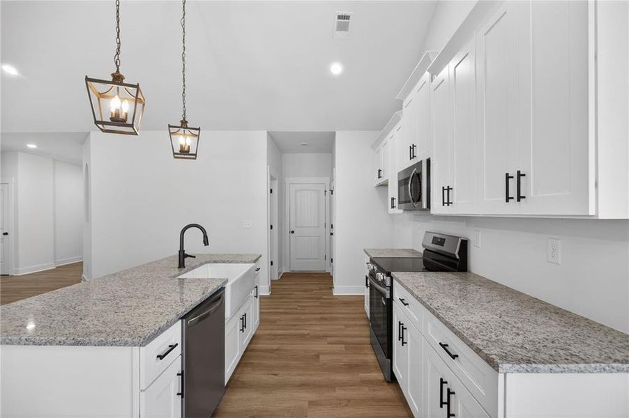 Furnished interior view inside a new home in , Silver Creek (Image 14).