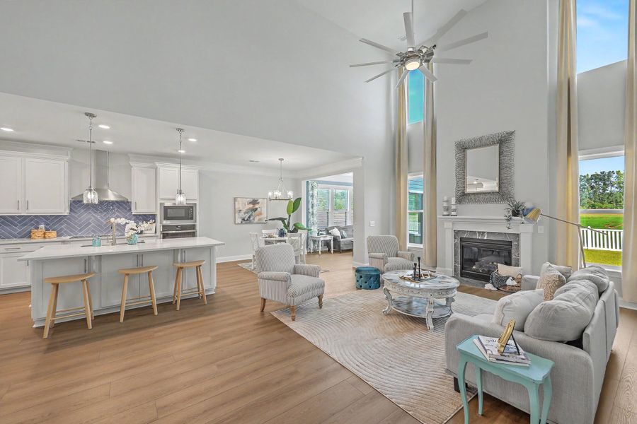 Furnished interior view inside a new home in Parker's Preserve, Ridgeville (Image 18).