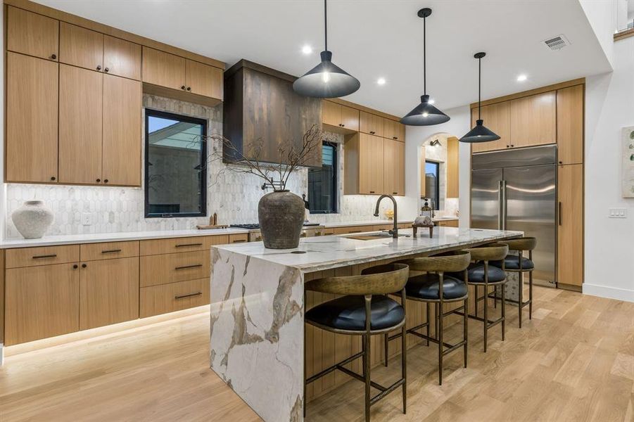 Furnished interior view inside a new home in , Dallas (Image 11).