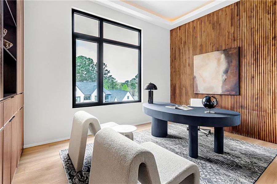 Furnished interior view inside a new home in , Marietta (Image 51).