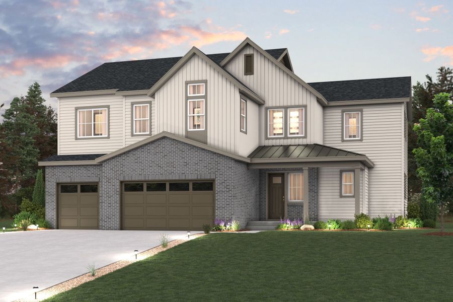 Front exterior of a home in the Trails at Smoky Hill | The Preserve community, located in Parker, CO (Image 15).