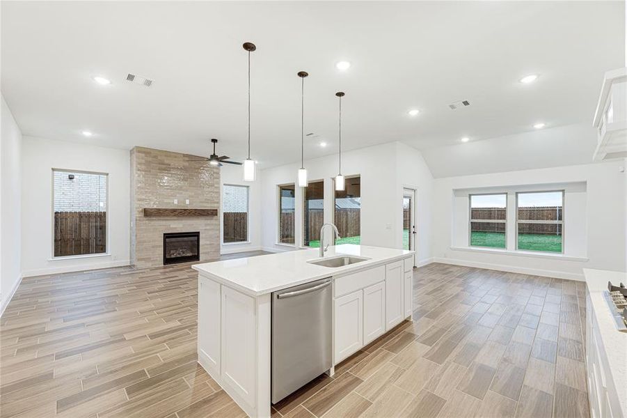 Furnished interior view inside a new home in The Oaks, Red Oak (Image 9). Furnished interior view inside a new home in The Oaks, Red Oak (Image 9).