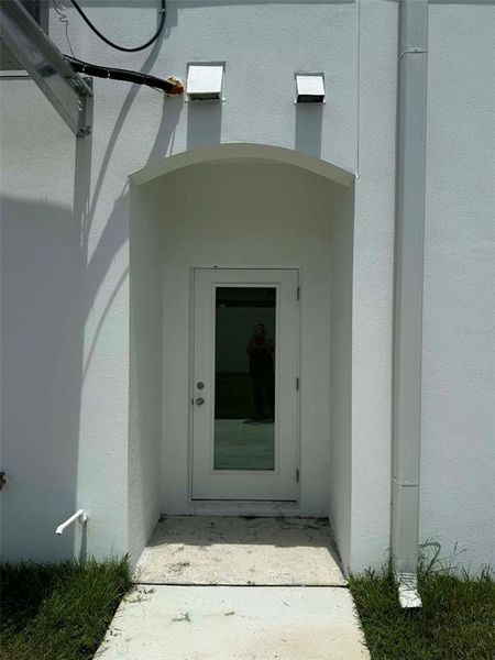 Exterior details and patio area of a home in , Tampa (Image 13). Exterior details and patio area of a home in , Tampa (Image 13).