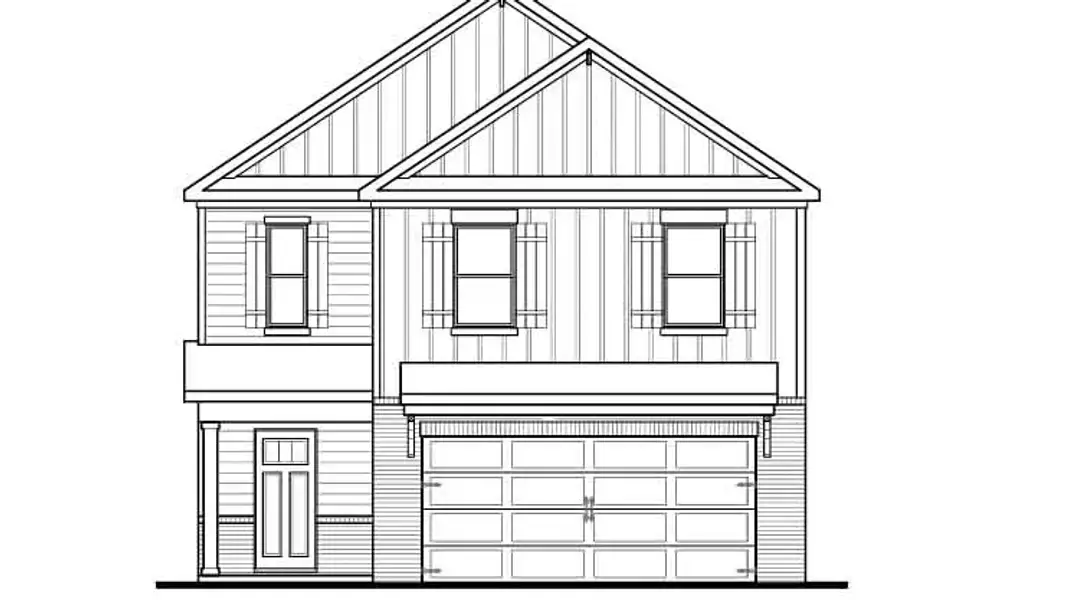 Representative rendering of the exterior for the Edmon by D.R. Horton (Image 1). Representative rendering of the exterior for the Edmon by D.R. Horton (Image 1).