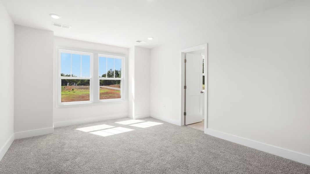Spacious, unfurnished interior of a new home in Ken's Crossing, Moore (Image 29). Spacious, unfurnished interior of a new home in Ken's Crossing, Moore (Image 29).
