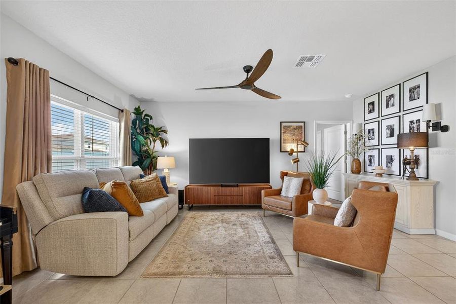 Furnished interior view inside a new home in Laurel Glen, Haines City (Image 43).