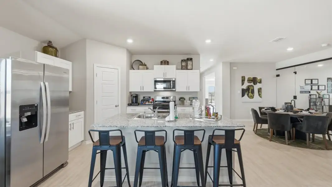 Furnished interior view inside a new home in Hadley Farms, Godley (Image 5).
