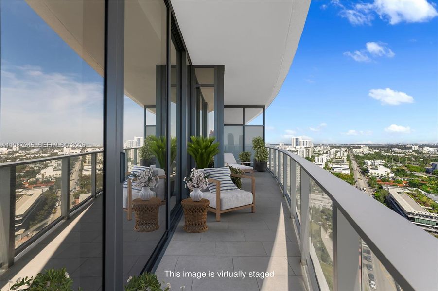 Balcony Virtually Staged Balcony Virtually Staged