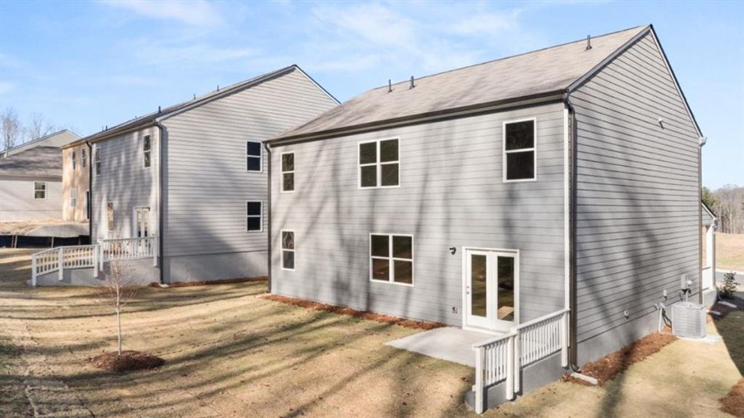 Exterior details and patio area of a home in Oconee Overlook, Gainesville (Image 3).