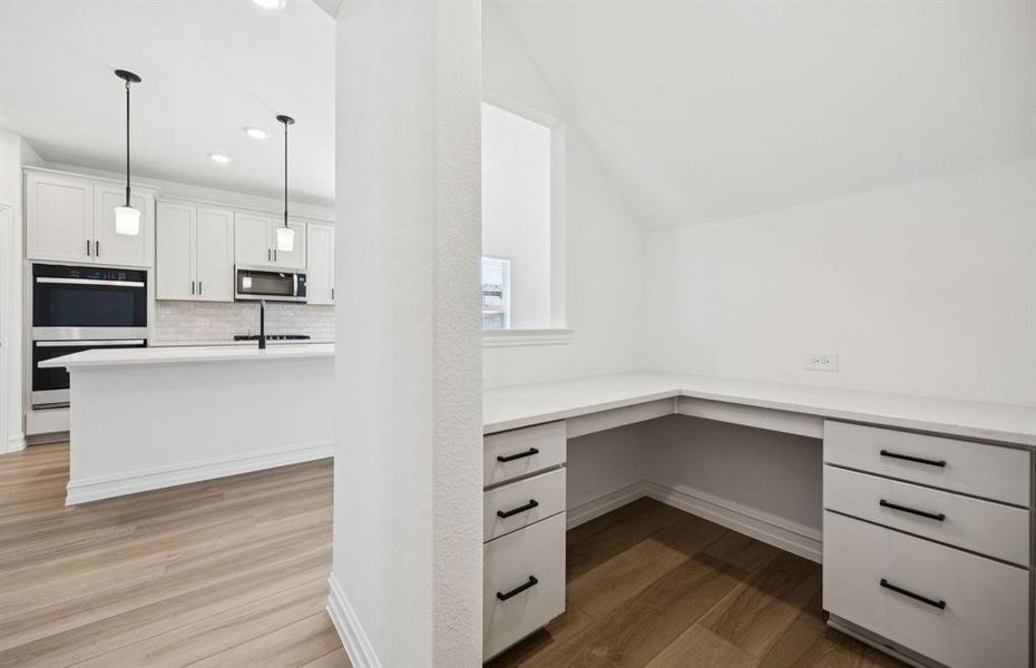 Pulte Planning Center off kitchen and dining area