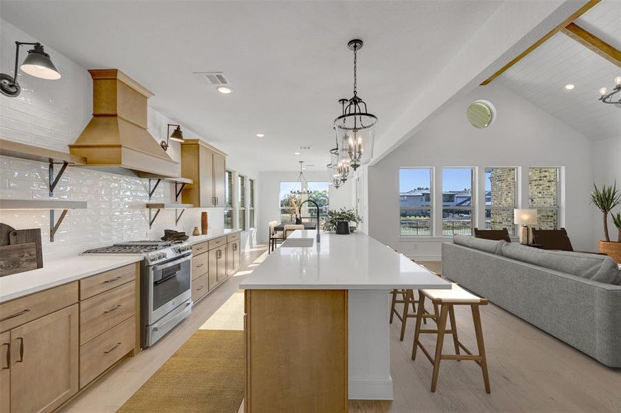 Furnished interior view inside a new home in Heath Golf & Yacht Estates, Heath (Image 33).