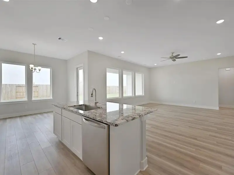 Furnished interior view inside a new home in Lago Mar, Santa Fe (Image 11).