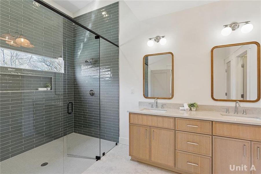 Furnished interior view inside a new home in , Atlanta (Image 33).