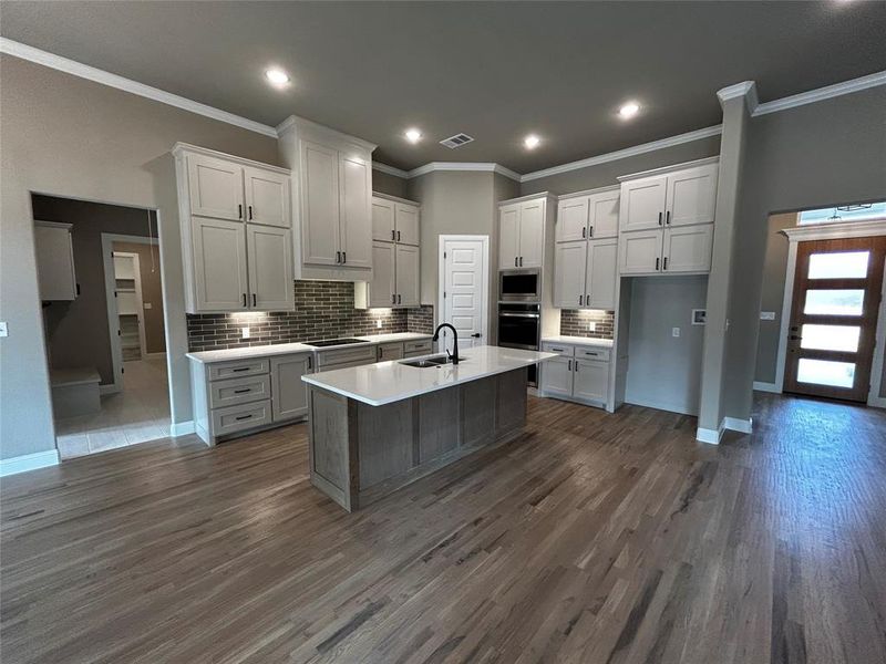 Furnished interior view inside a new home in , Poolville (Image 5).