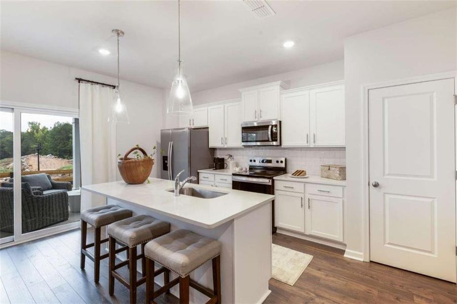 Furnished interior view inside a new home in , Conyers (Image 16).