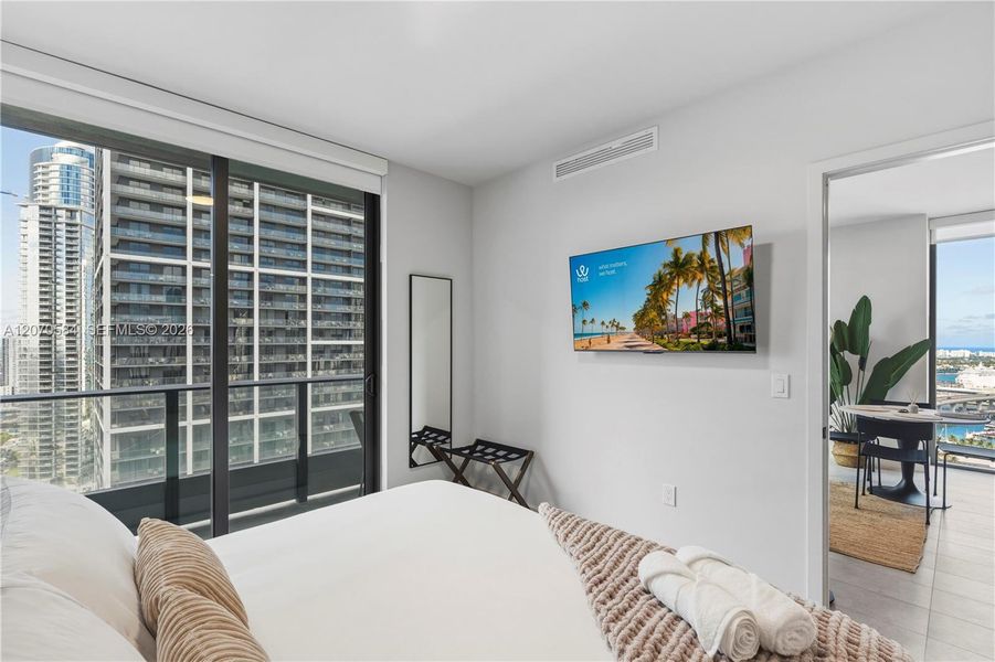Furnished interior view inside a new home in , Miami (Image 9). Furnished interior view inside a new home in , Miami (Image 9).