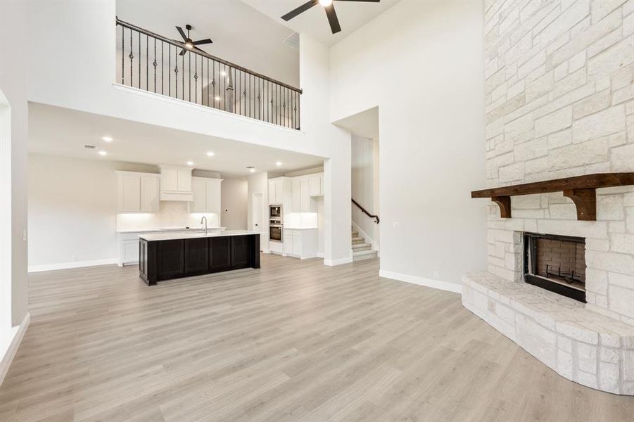 Furnished interior view inside a new home in Mockingbird Hills 60-65, Joshua (Image 15).