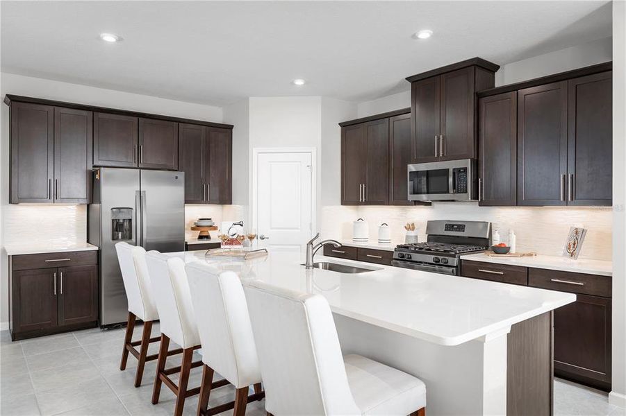 Furnished interior view inside a new home in Lake Nellie Crossing, Clermont (Image 13).