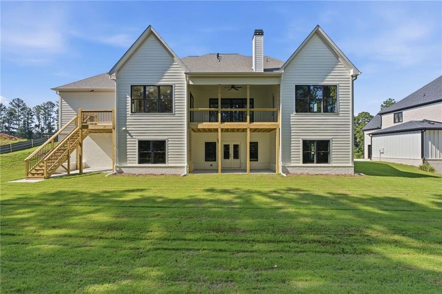 Exterior details and patio area of a home in , Marietta (Image 25). Exterior details and patio area of a home in , Marietta (Image 25).