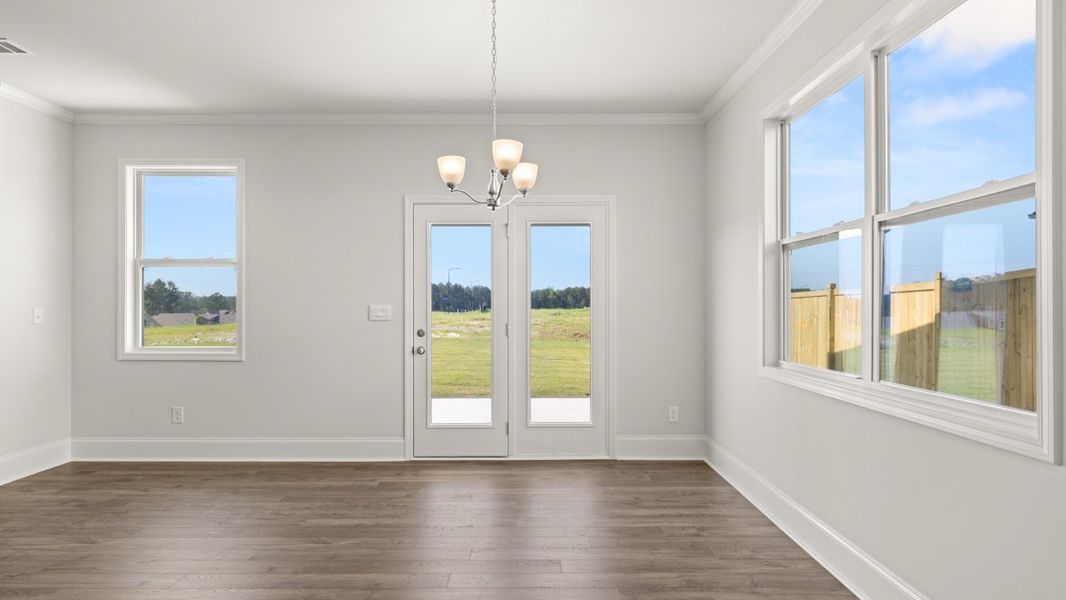 Representative unfurnished interior of a home built from the Bellview by D.R. Horton in Hamptons at Riverwood East, Dallas (Image 15).