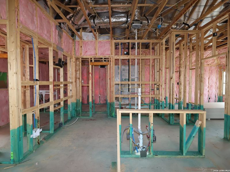 In-progress construction of a new home in Meadows at Clear Springs, New Braunfels, TX (Image 29).