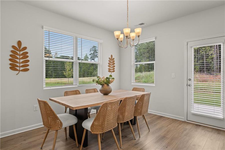 Furnished interior view inside a new home in The Retreat at Walden Park, Jonesboro (Image 11).