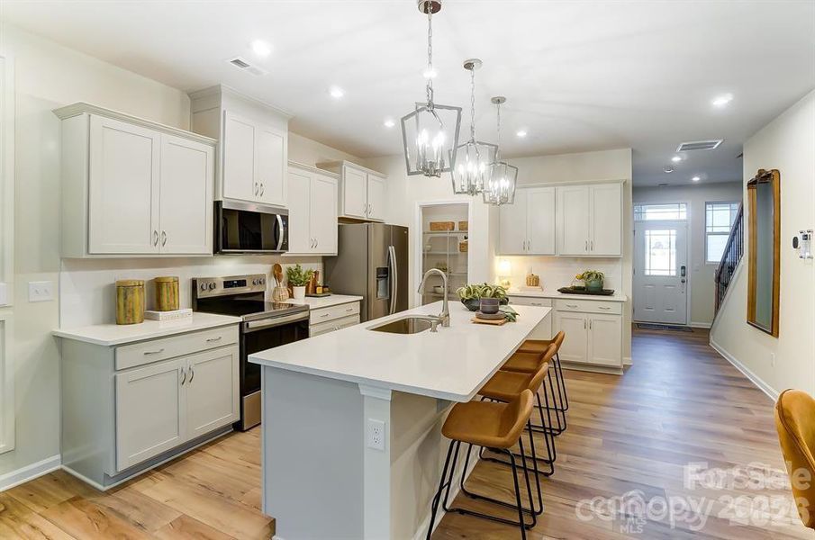 Furnished interior view inside a new home in Arbor Chase, Clover (Image 5).