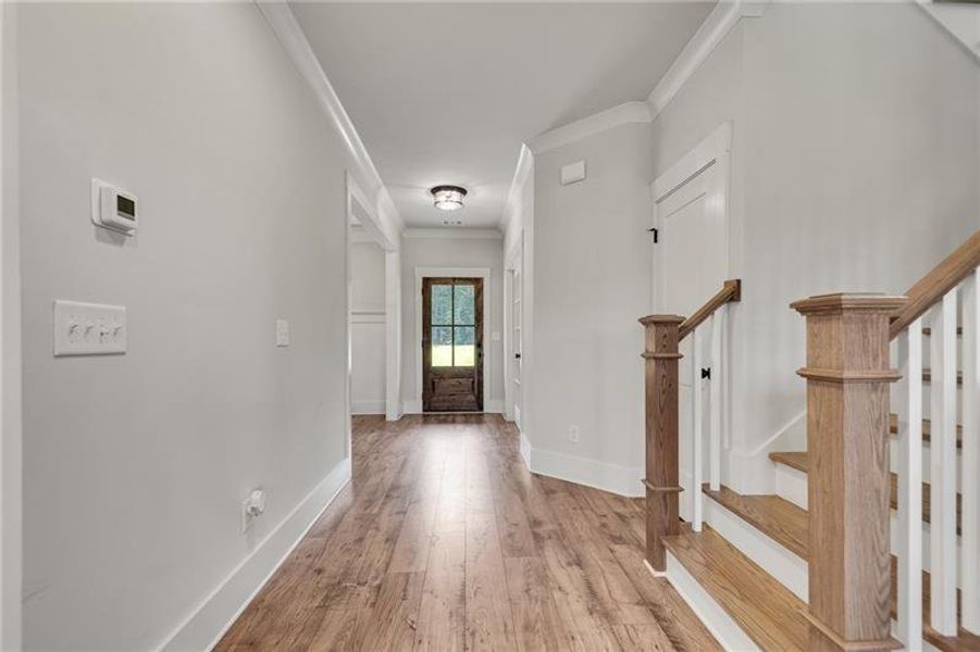 Spacious, unfurnished interior of a new home in Alcovy Station, Covington (Image 24).