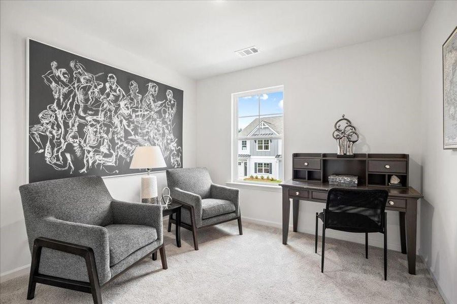 Furnished interior view inside a new home in Old Salem Crossing, Conyers (Image 22).