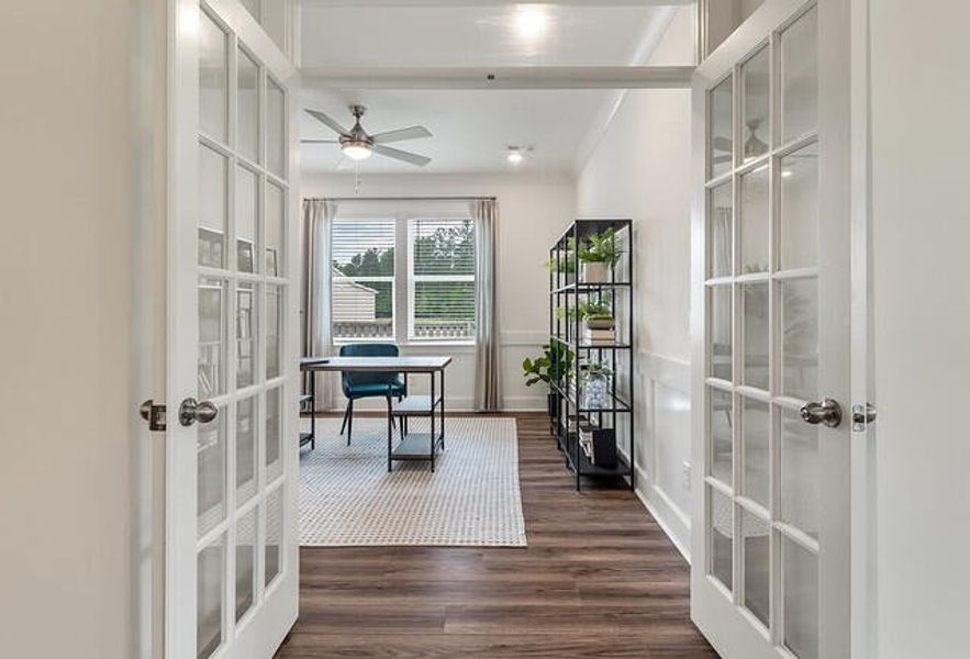 Furnished interior view inside a new home in , Huger (Image 31).
