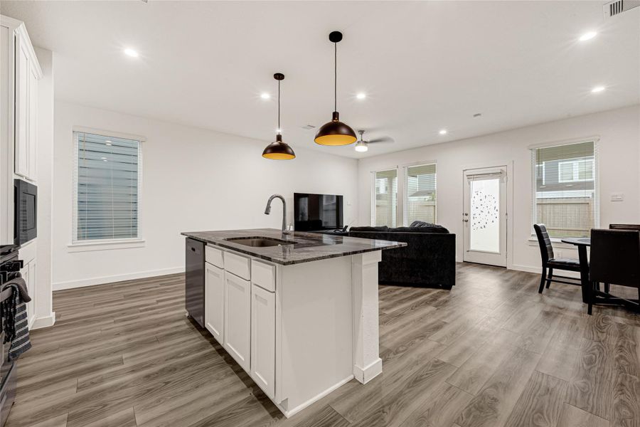 Furnished interior view inside a new home in , Houston (Image 11).