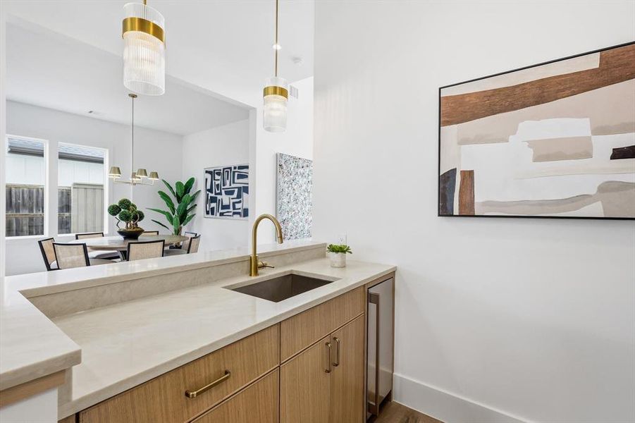 Furnished interior view inside a new home in , Dallas (Image 16).