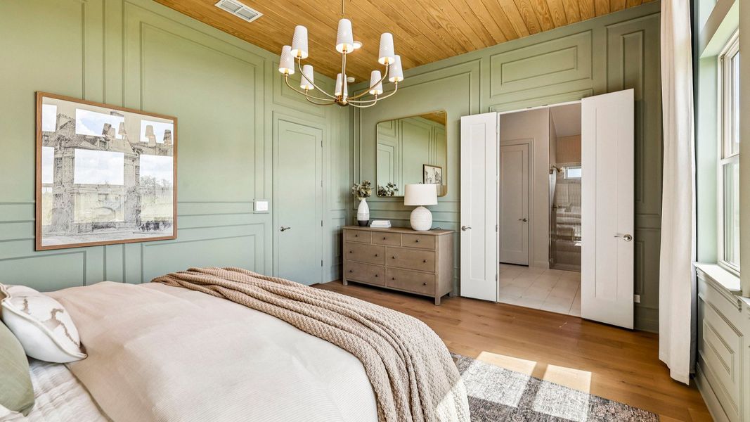 Representative furnished interior of a home built from the Oleander by DRB Homes in Oaks at San Gabriel, Georgetown (Image 23).