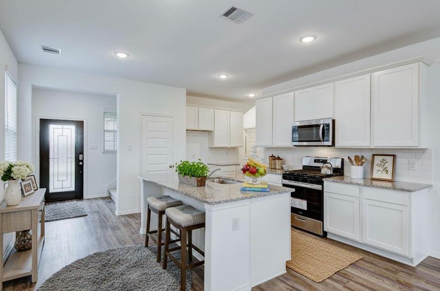Furnished interior view inside a new home in , Katy (Image 7). Furnished interior view inside a new home in , Katy (Image 7).