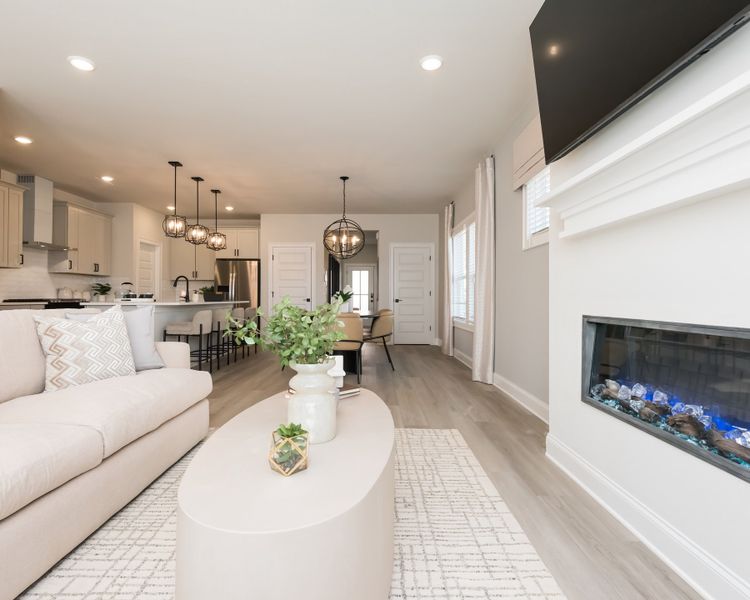 Furnished interior view inside a new home in Hemingway - Reserve Series, Cumming (Image 6).