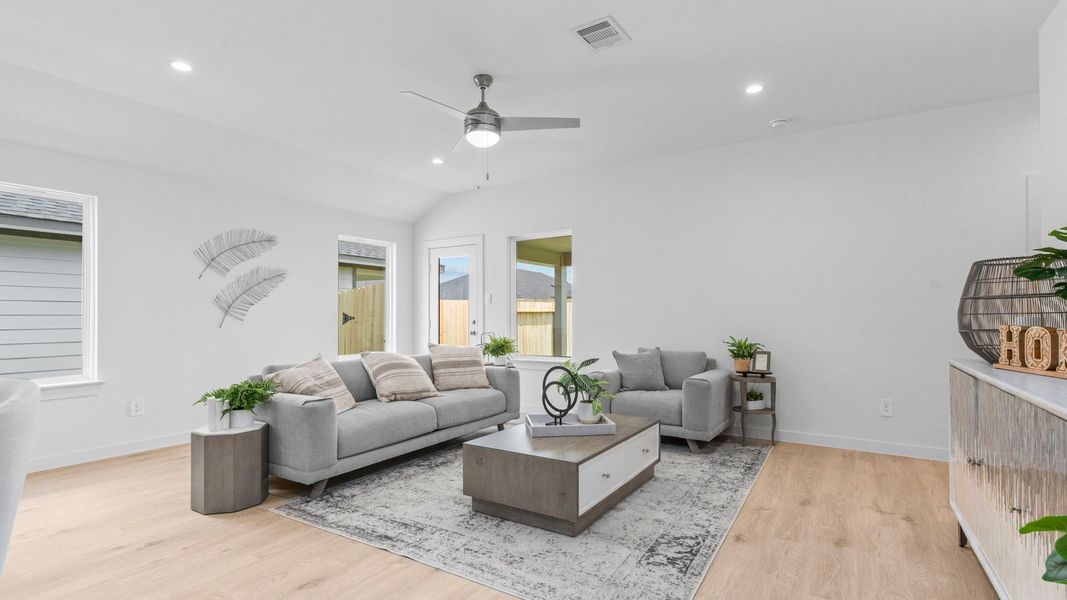 Furnished interior view inside a new home in Emberly, Beasley (Image 22).