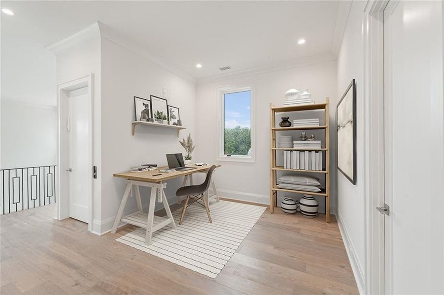 Furnished interior view inside a new home in , Chattahoochee Hills (Image 12).