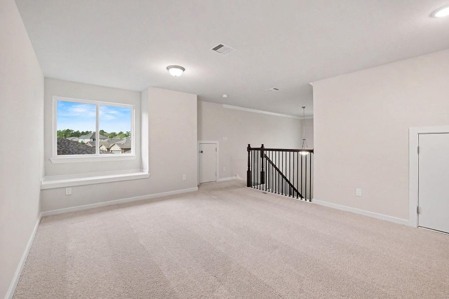 Spacious, unfurnished interior of a new home in Canyon Creek, Conroe (Image 25). Spacious, unfurnished interior of a new home in Canyon Creek, Conroe (Image 25).