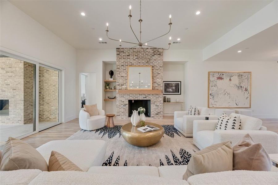 Furnished interior view inside a new home in , Dallas (Image 8). Furnished interior view inside a new home in , Dallas (Image 8).