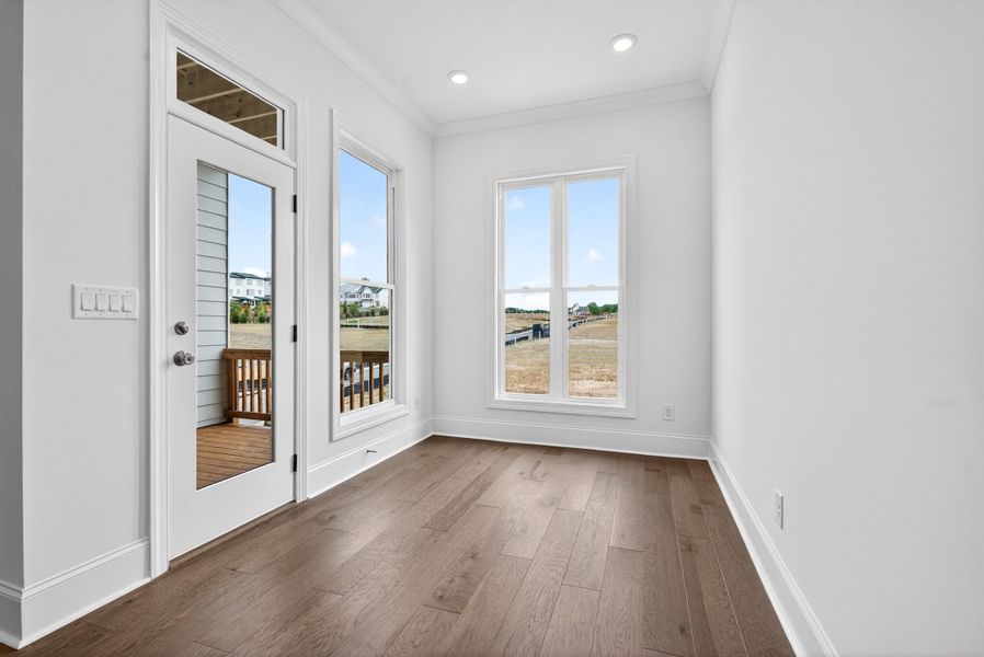 Representative unfurnished interior of a home built from the The Taylor I by The Providence Group in Waterhaven, Cumming (Image 38). Representative unfurnished interior of a home built from the The Taylor I by The Providence Group in Waterhaven, Cumming (Image 38).