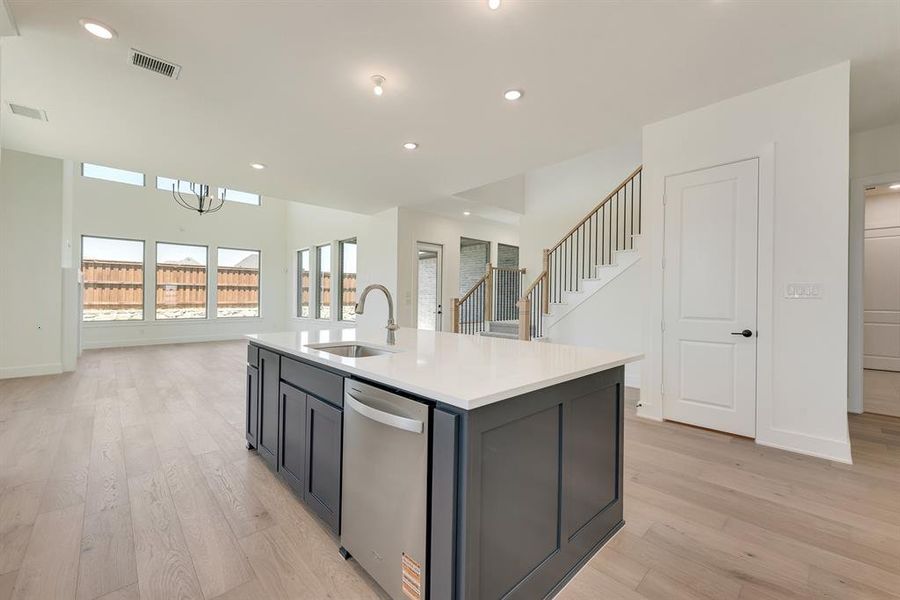 Furnished interior view inside a new home in The Homestead - 62', Rockwall (Image 14).