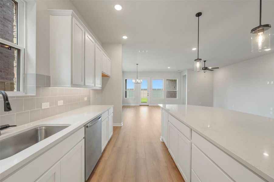 Furnished interior view inside a new home in , League City (Image 11).