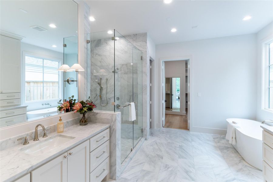 Furnished interior view inside a new home in , Spring (Image 15).