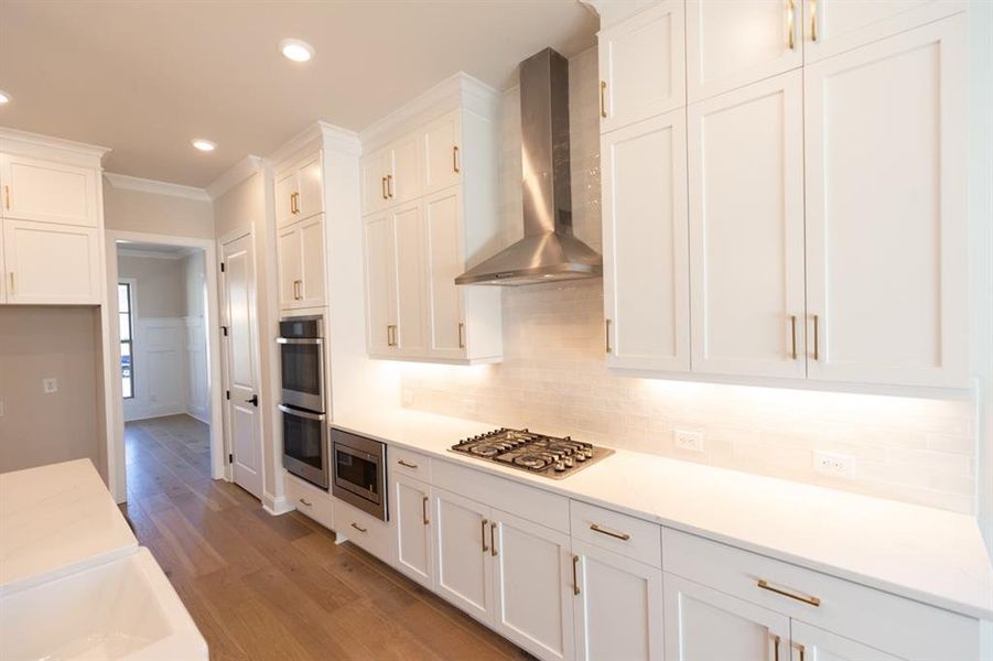 Furnished interior view inside a new home in Bellmoore Park, Johns Creek (Image 6).