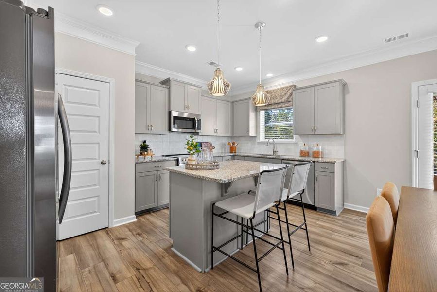 Furnished interior view inside a new home in Stonebridge North, Macon (Image 14).